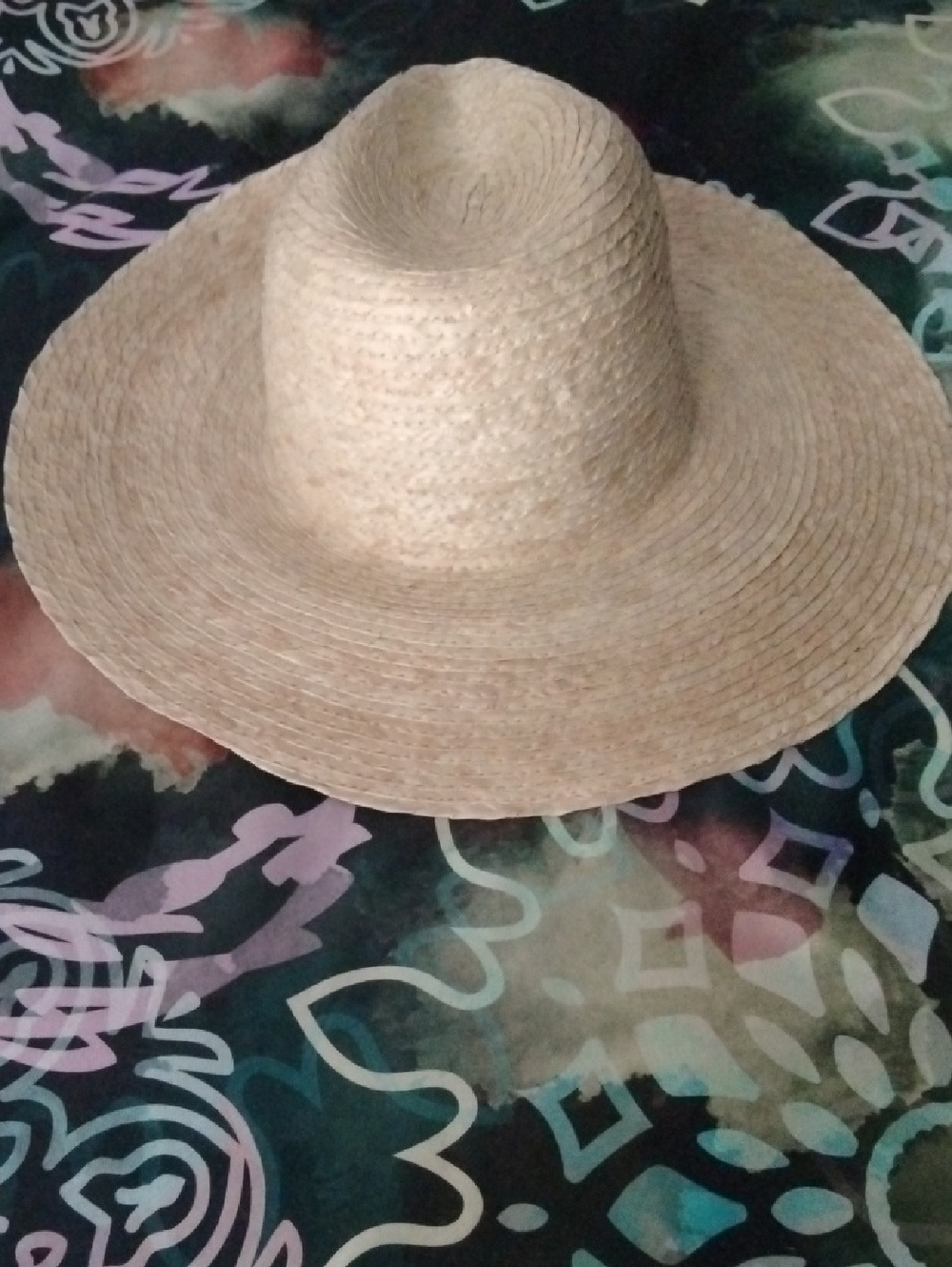 Woven Straw Sun Hat - Natural Beige